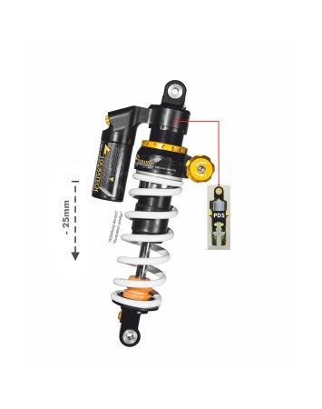 Touratech Suspension shock absorber type Extreme lowering by -25mm for KTM 790/890 Adventure (2019-)
