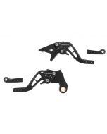 Touratech break and clutch lever set, short and adjustable for Honda CRF1000L Africa Twin/ CRF1000L Adventure Sports