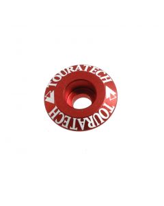 Koncovka M6 červená, anodizovaná