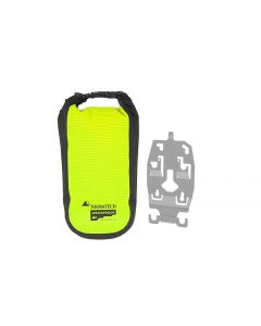 ZEGA Evo accessory holder with Touratech Waterproof additional bag "High Visibility" size L