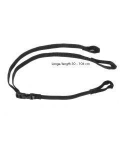 Popruh  Strap It™  přizpůsobitelný zavazadlu *černý* 30-106 cm se smyčkou