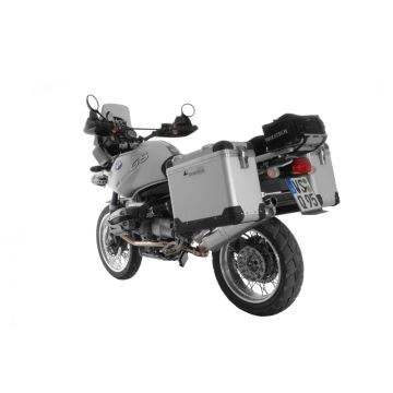 Sada hliníkových kufrů ZEGA Pro *And-S*, 38/45 l, pro BMW R1150/1100/850GS, s rámem z nerezové oceli